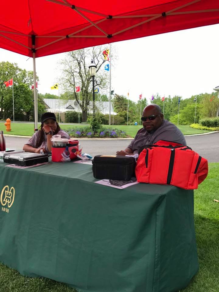 MedCare EMTs providing more First-Aid at a golf tournament.