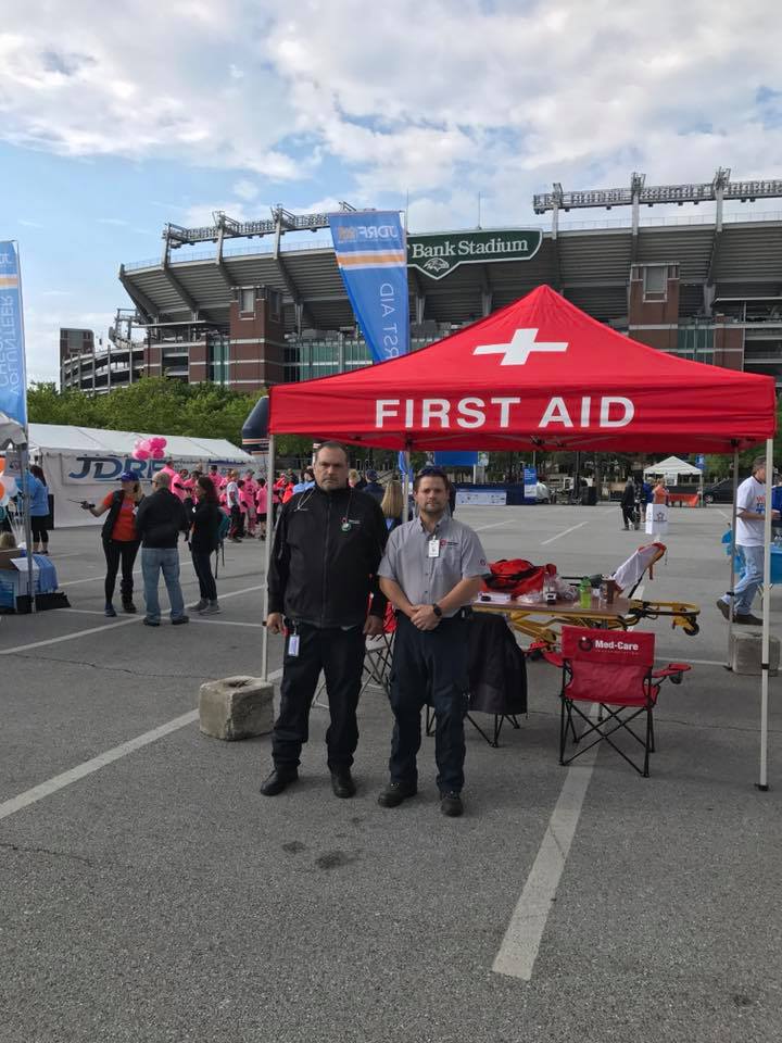 Another 5K special event first aid detail with Derek and Shane.